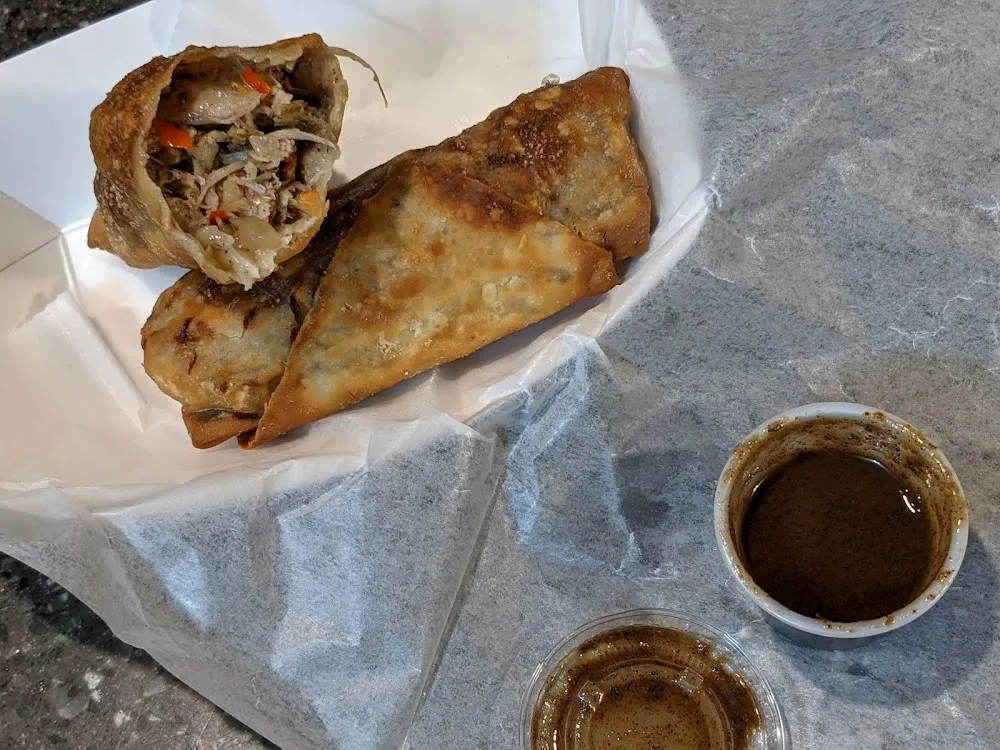 3 Jerk Chicken Egg Roll